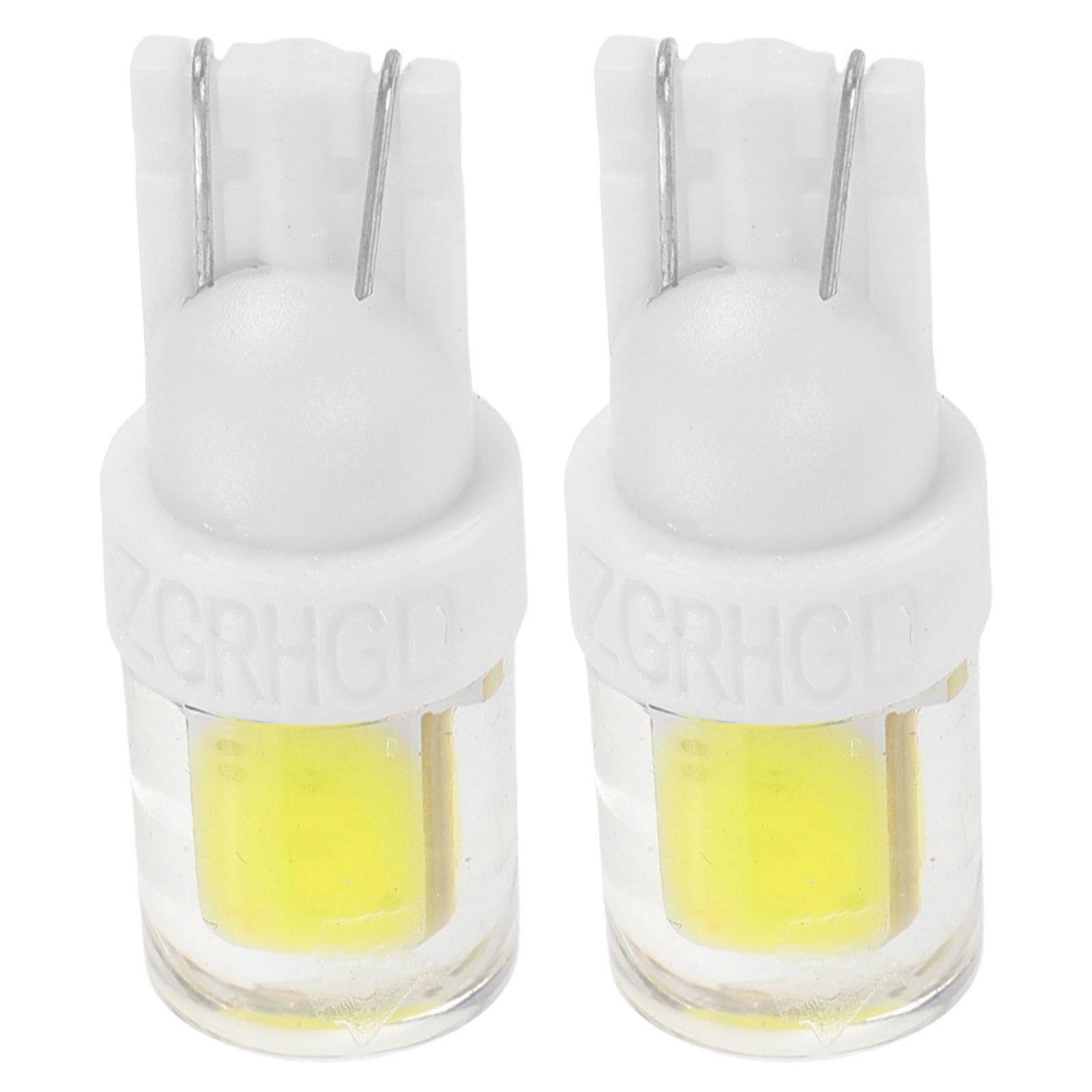 High Brightness Waterproof Silicone Car Work Light with Wide Illumination Easy Installation Yellow 2pcs