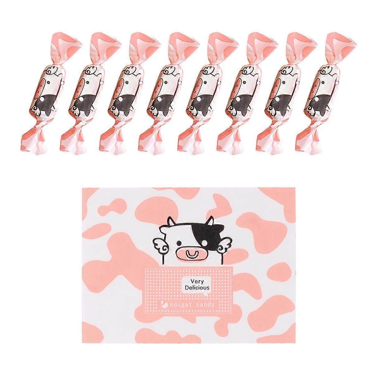 Candy Wrapping Nougat Wrapping Paper for Wedding and Birthday Multi Color 12X9cm Rectangular Shape Sealing Candy 150Set