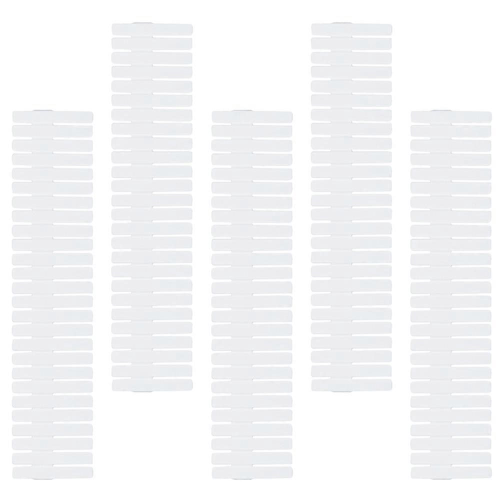 Home Drawer Partition Adjustable Drawer Divider Corrosion Resistance Plastic Material For Drawers And Shelves 12.8×2.8×0.1in 20Pack