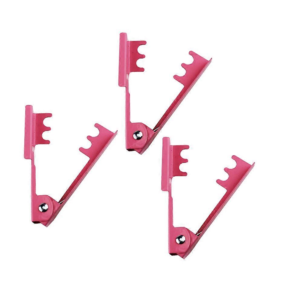 3pcs Metal Flower Thorn Stripper Pliers Tool with Rose Thorn Remover Pink