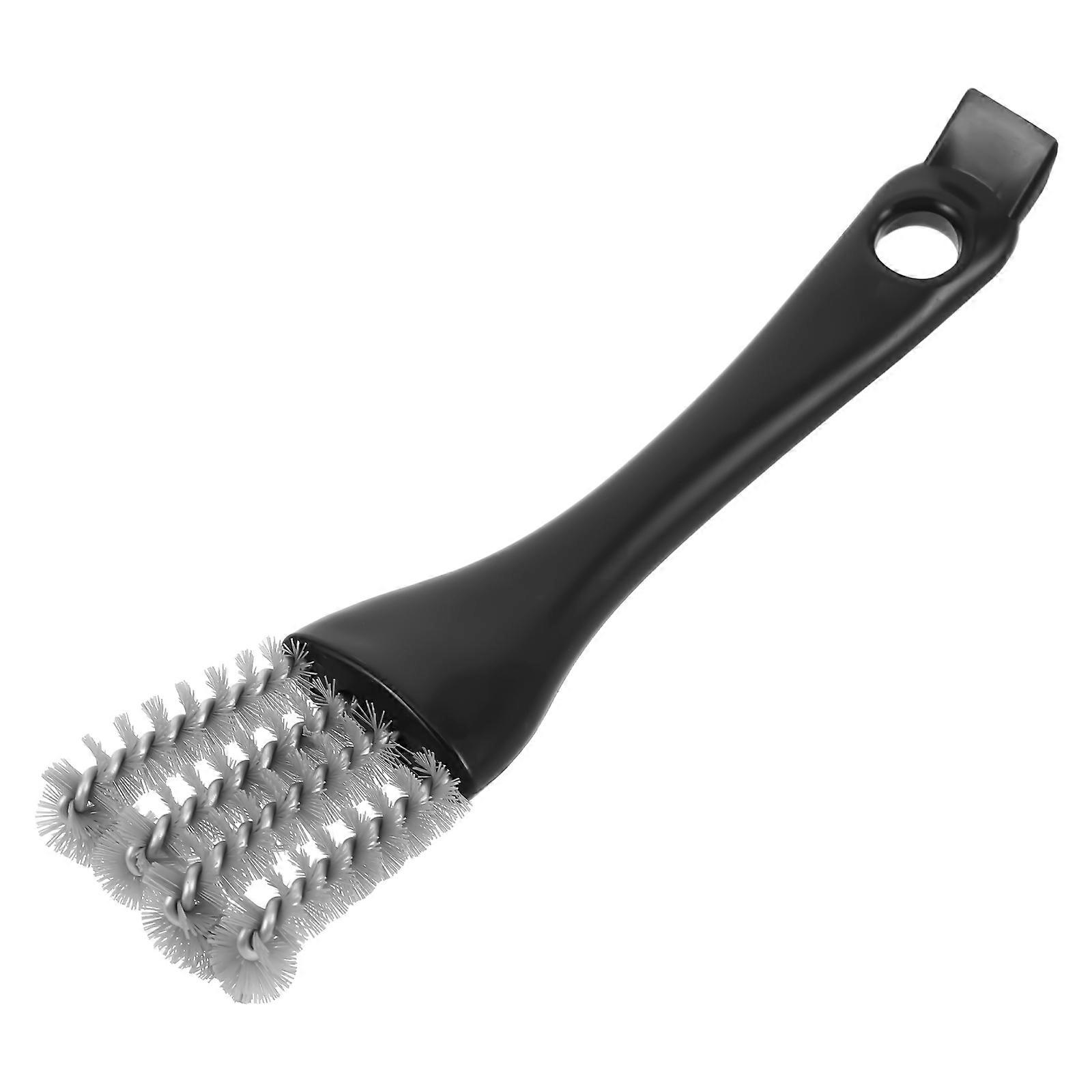 Compact Multifunctional Grill Scrubber with Soft Bristles for Kitchen, Stove, Sink Corners, and Barbecue Grate Cleaning – Non Scratch, Versatile