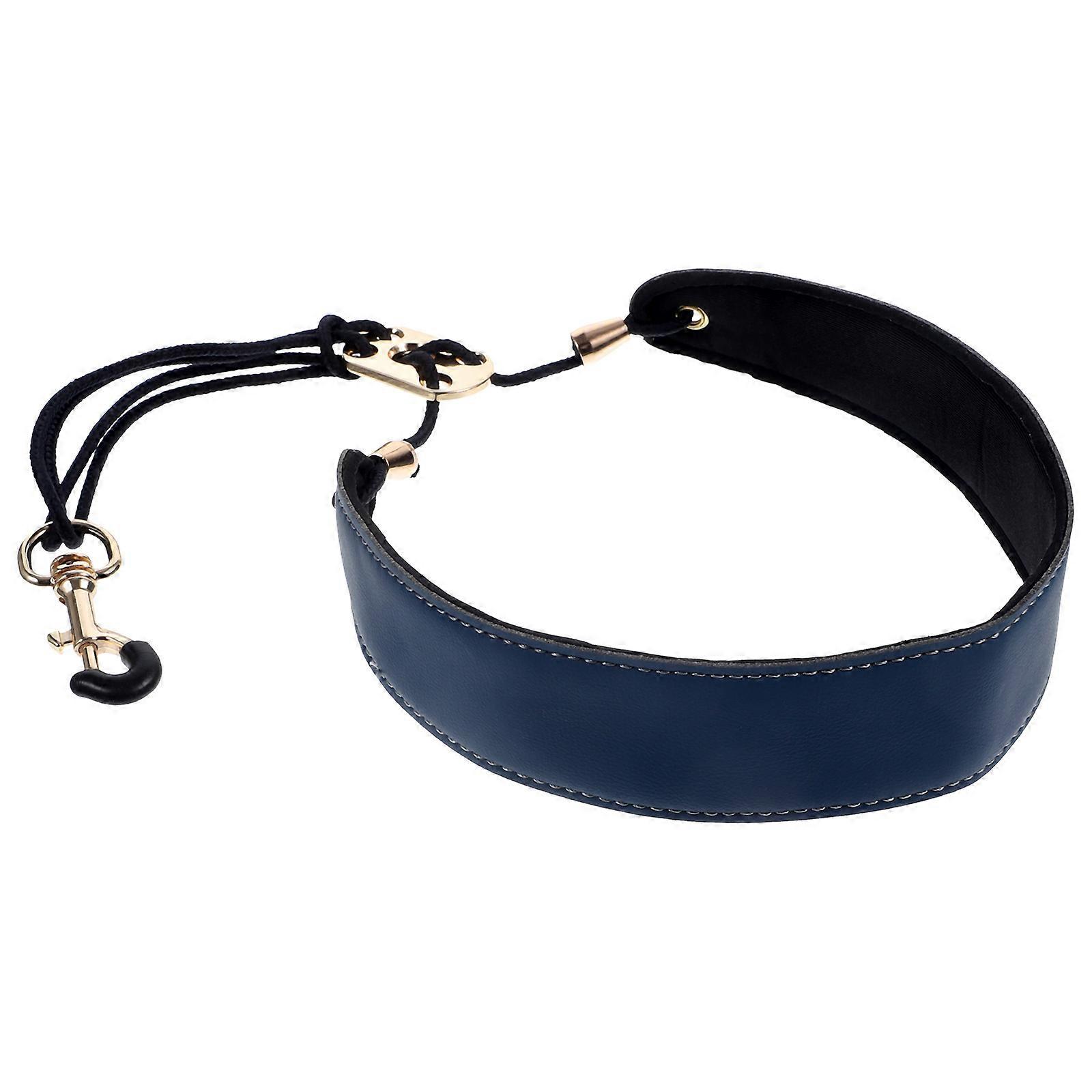 Neck Strap for Saxophone Durable Adjustable Music Performance 1Pack Blue