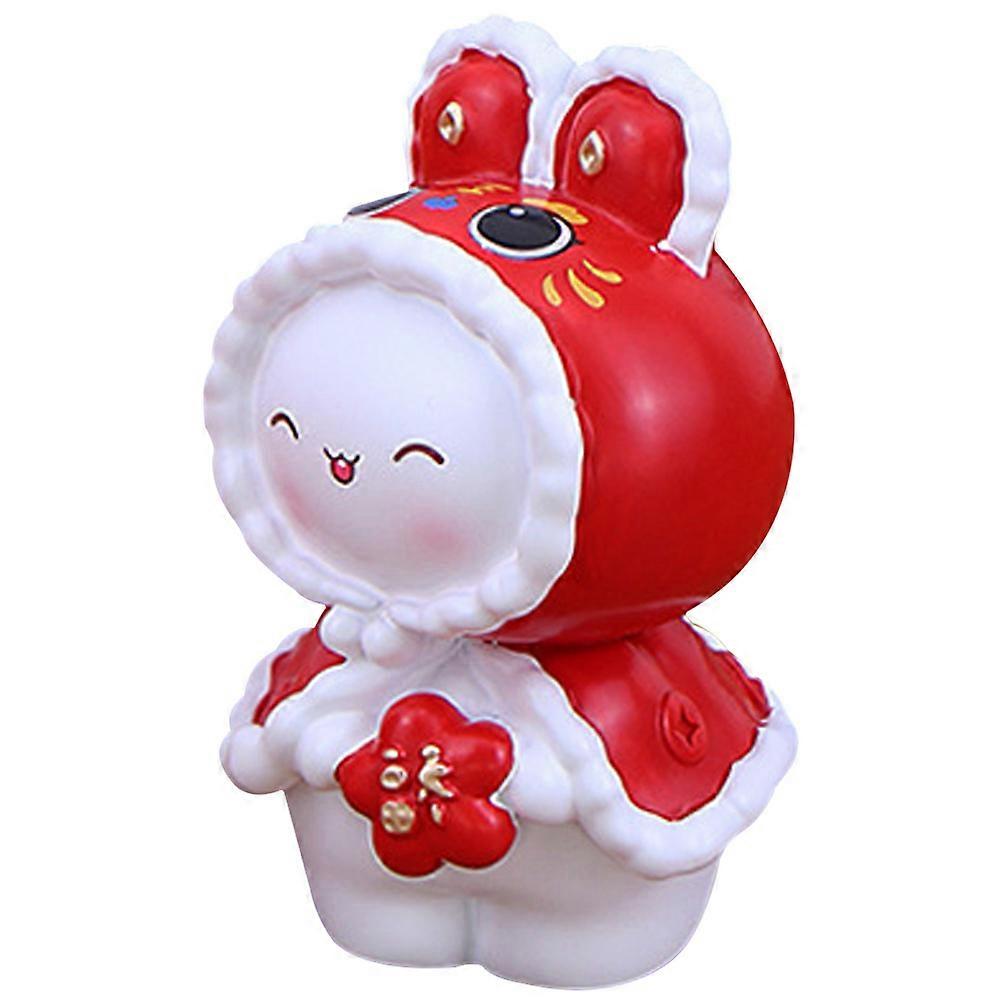 Adorable Resin Bunny Figurine for Decoration Multi Color Tiny Size Fits Home Office Desktop
