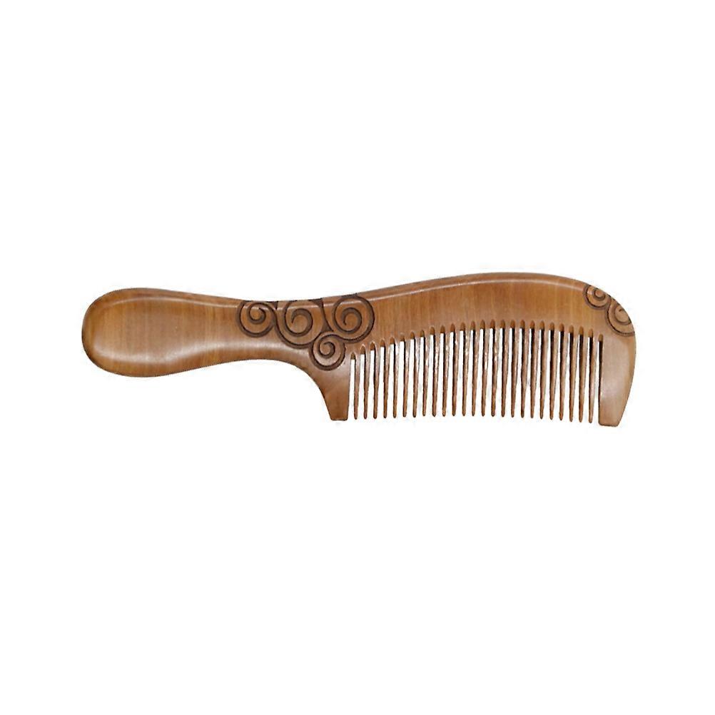Traditional Design Round Handle Hair Comb Anti-Static for Adults 1Pack