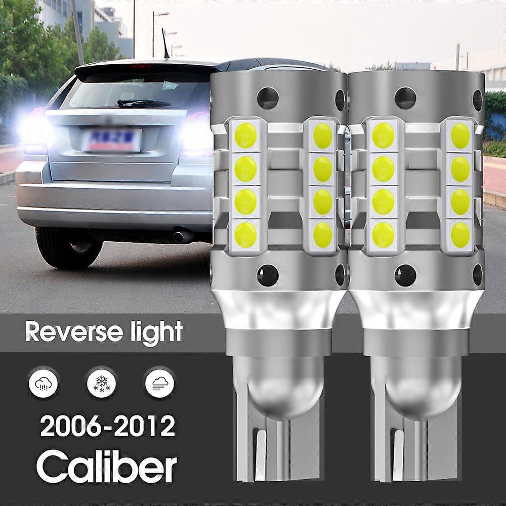Canbus LED Reverse Light Backup Lamp 2pcs Accessories For Dodge Caliber 2006 2007 2008 2009 2010 2011 2012