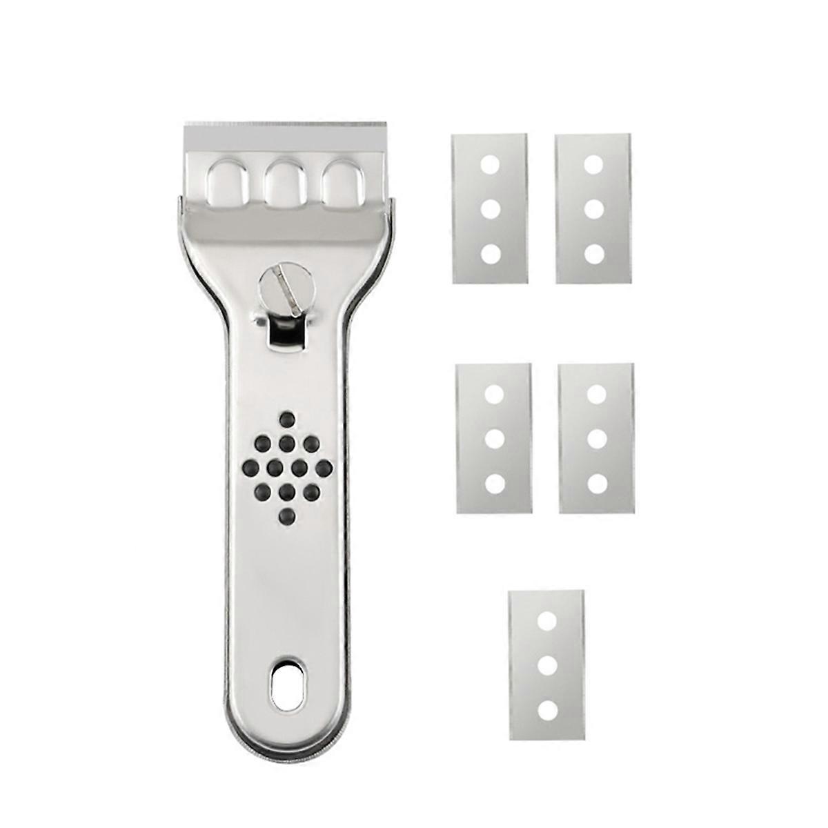 Tool for Kitchen Induction Cooktop Cleaner with Replaceable Blade Ideal for Glass & Ceramic Surfac