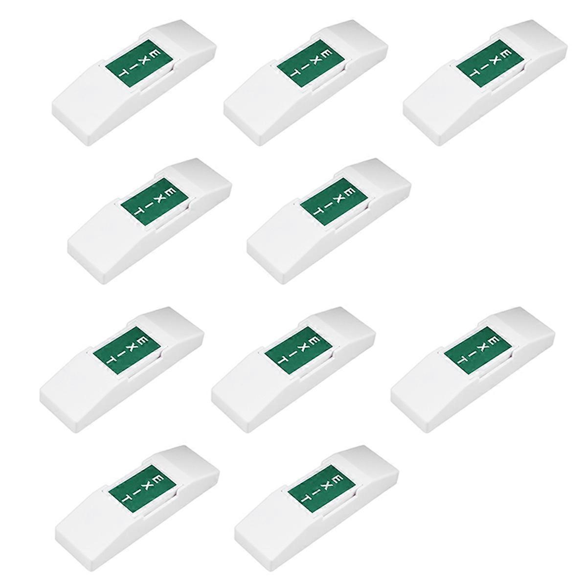 10X Electric Door Emergency Exit Closed Momentary Push Button Switch