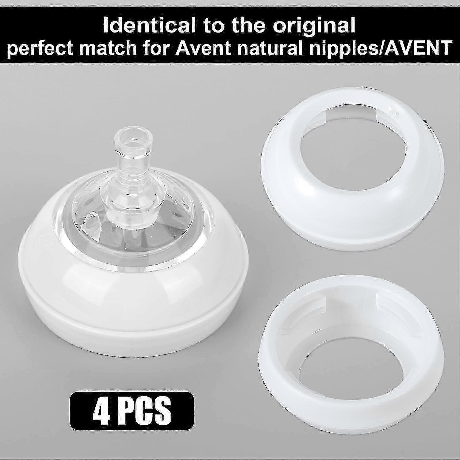 8 قطع حلقات حلمة زجاجة أطفال بديلة لزجاجات Avent ، خالية من BPA