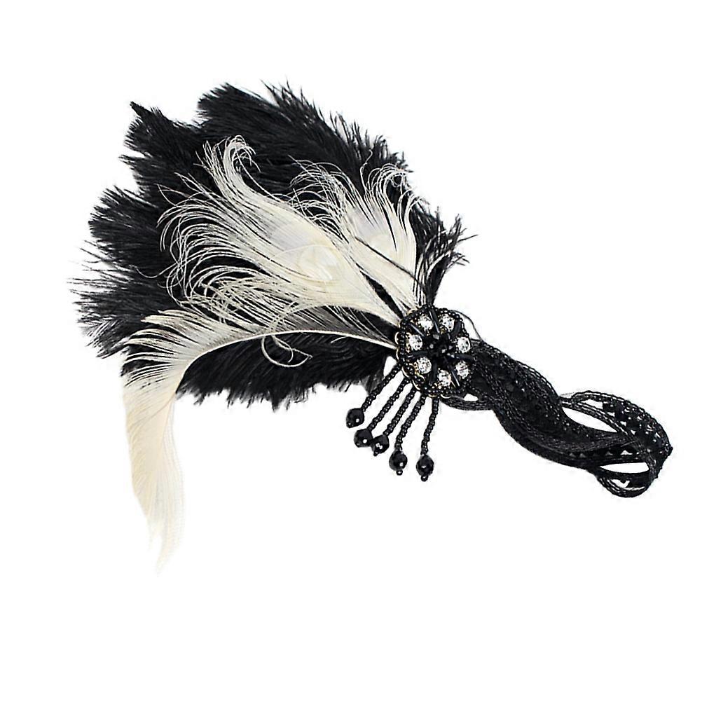 Classic Flapper Headpiece, Featuring Tassel Details for Enhanced Elegance