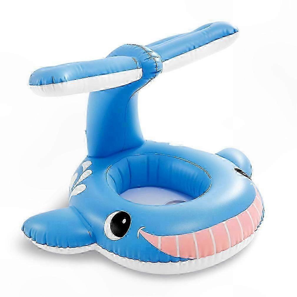 Inflatable Baby Float with Seat and Whale Design for Swimming Fun