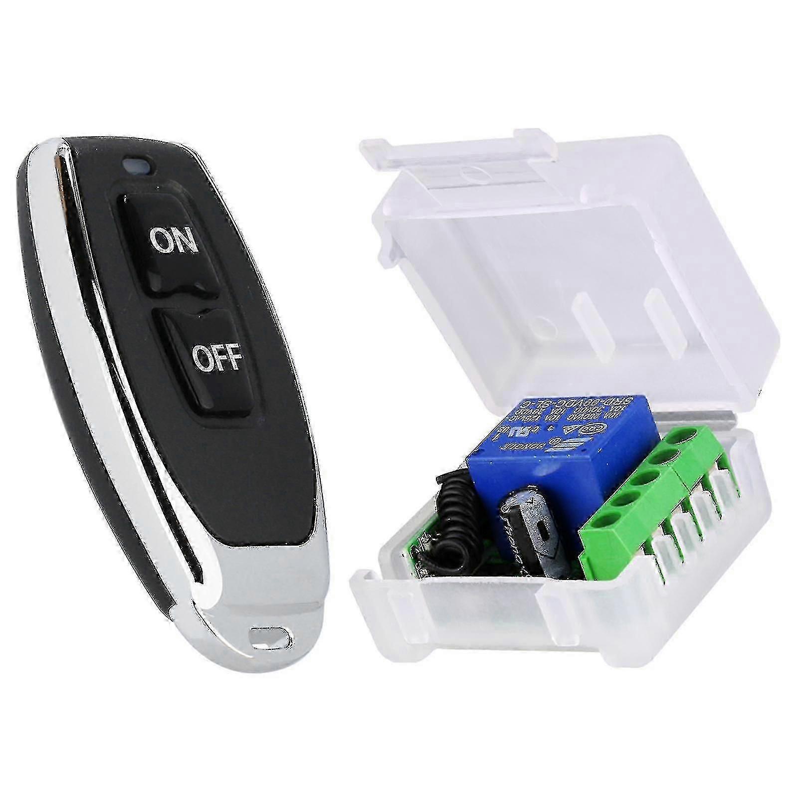 12V 433MHz RF Wireless Remote Control Switch Module with Relay - UK Use