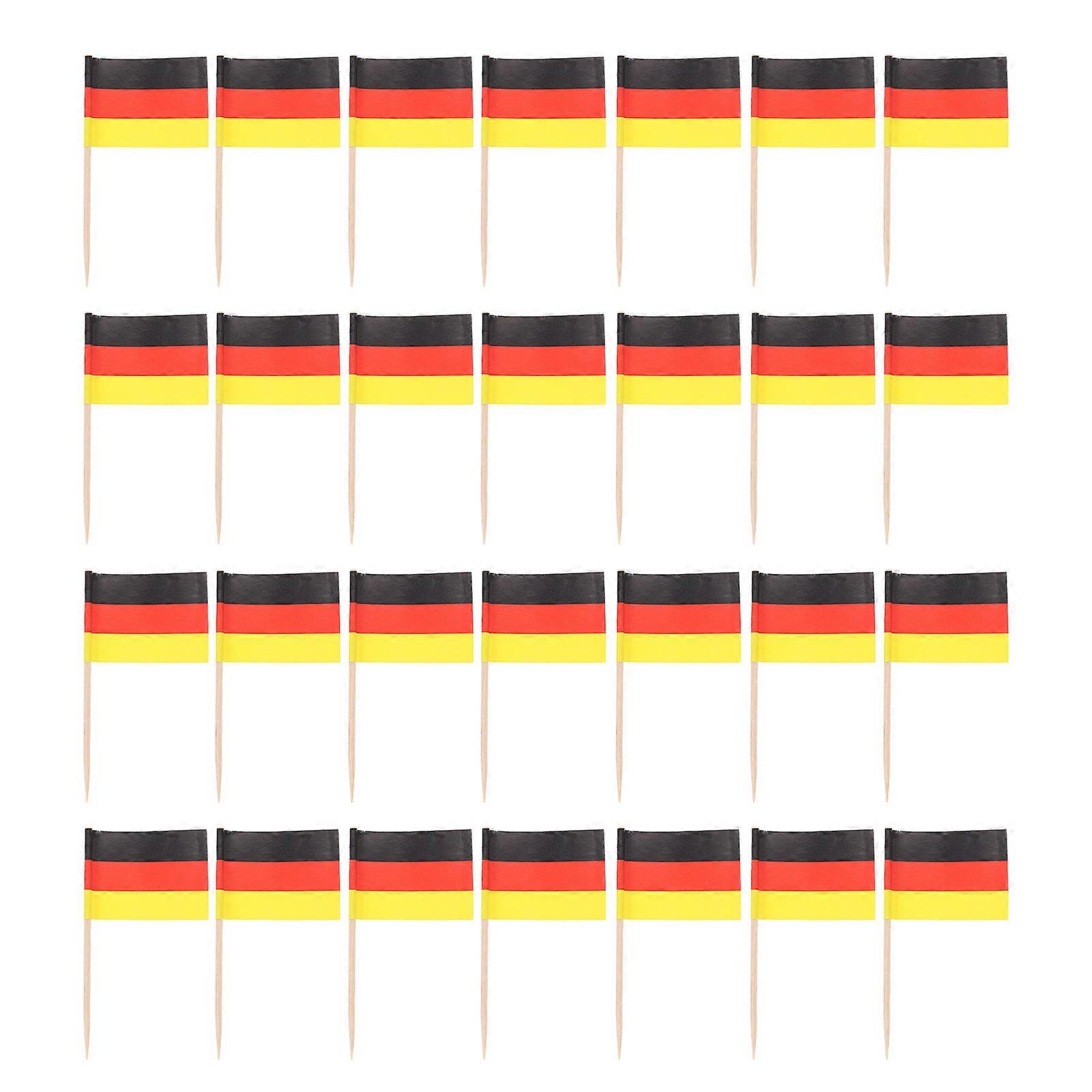 100Pcs Flag Toothpicks Cake Toppers Party Supplies Decorations