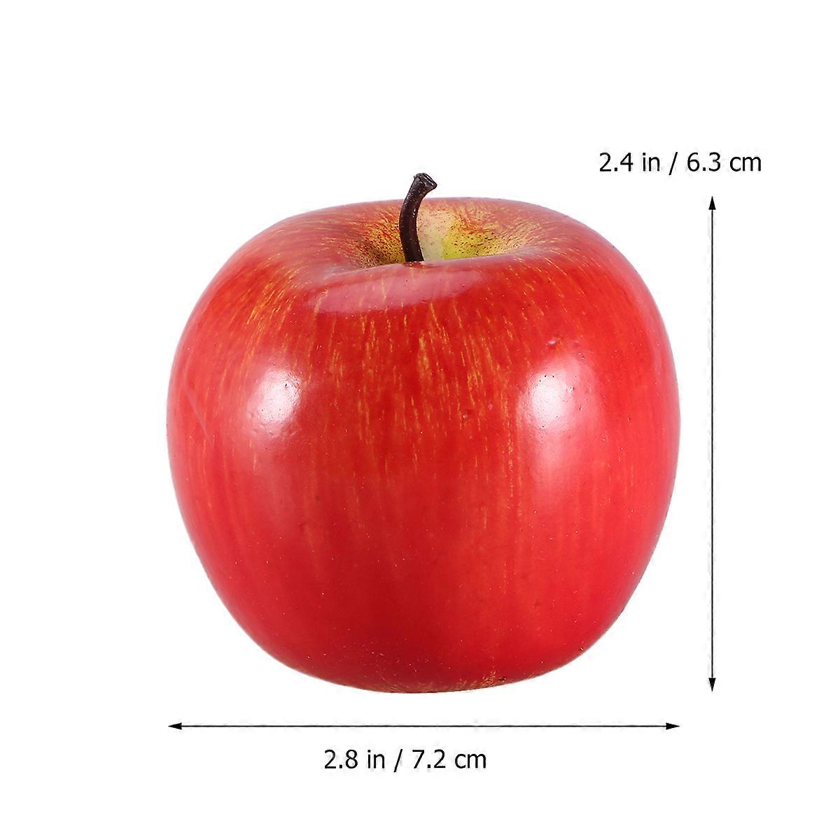 Photo Props Fruit Plastic Simulation for Taking Picture Use 8Pcs