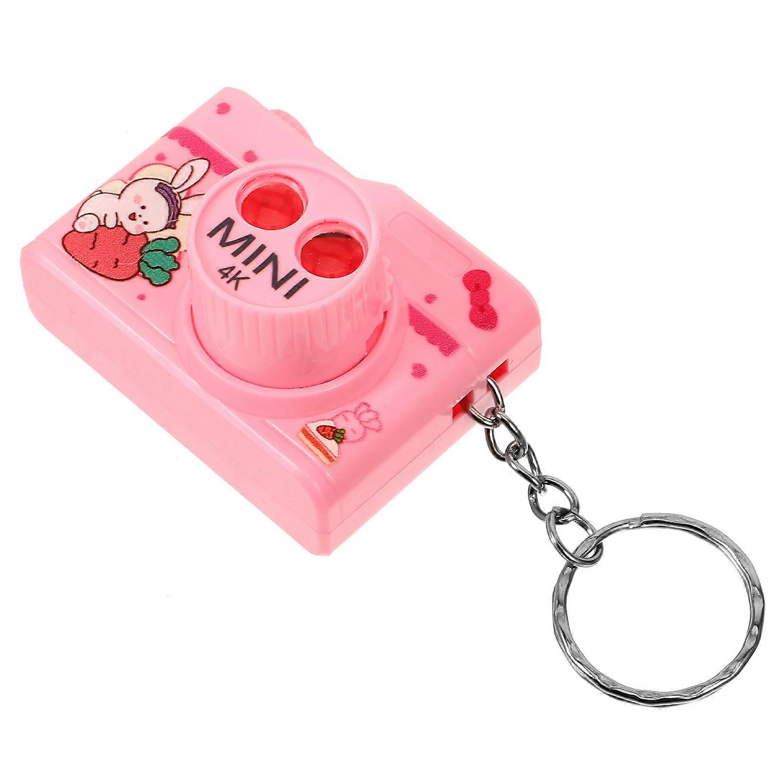 Cute Cartoon Shaped Keychain Projector with Adorable Camera Design for Bag Pendant – Fun Hanging Accessory with Dynamic Patterns for Daily Use & Boys