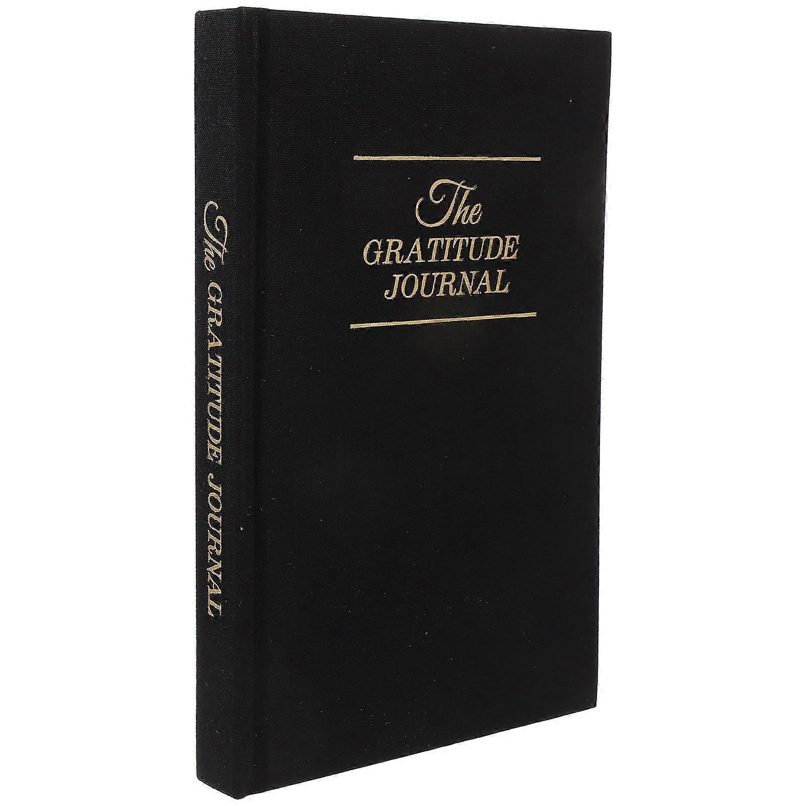 Daily Gratitude Journal For Self-Discipline Tracking Featuring 21.00X13.60X2.50CM Dimensions And Black Material 1Pack