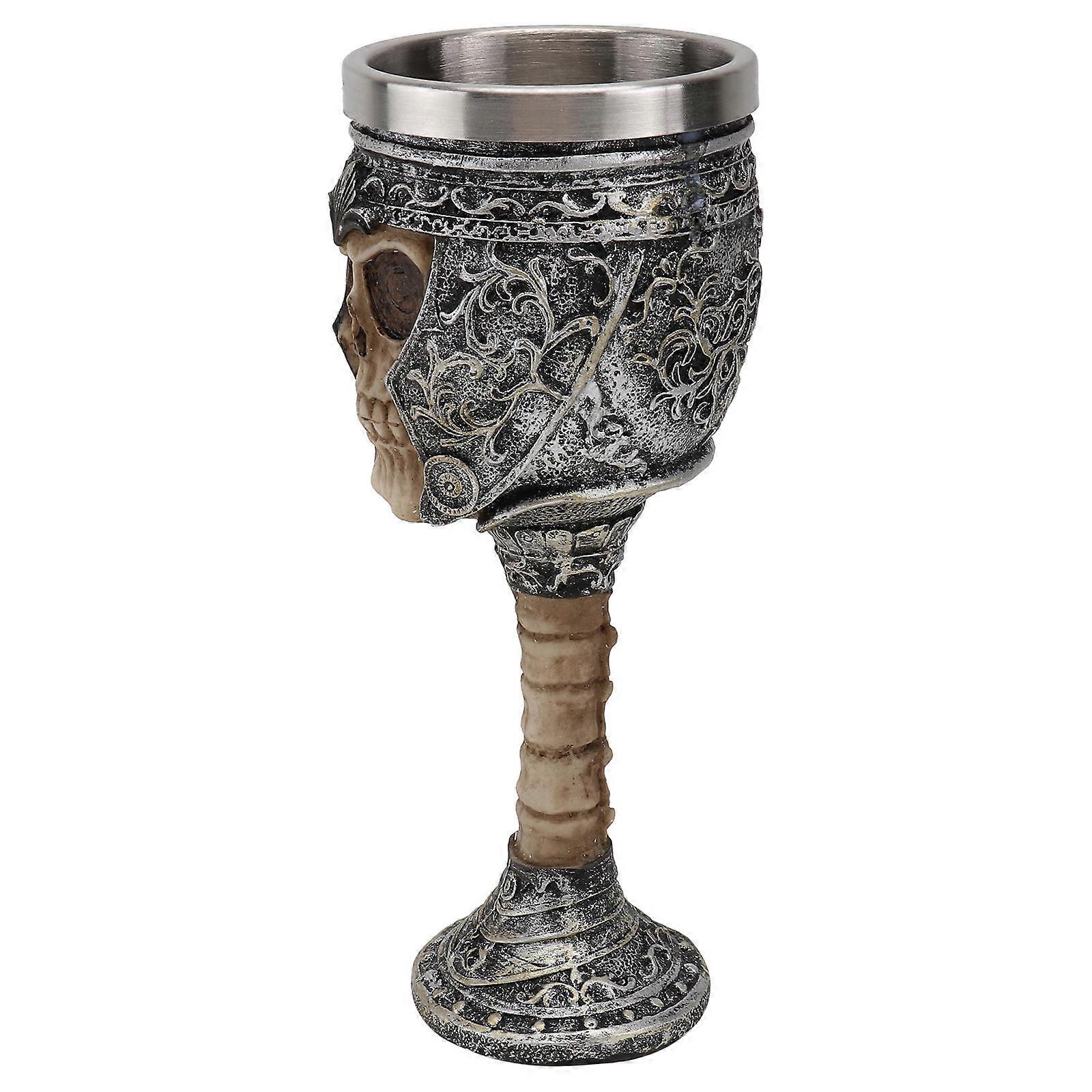 3D Wine Cup Decor Suitable For Home Use Featuring Creative Shape And Brown Color 1Set