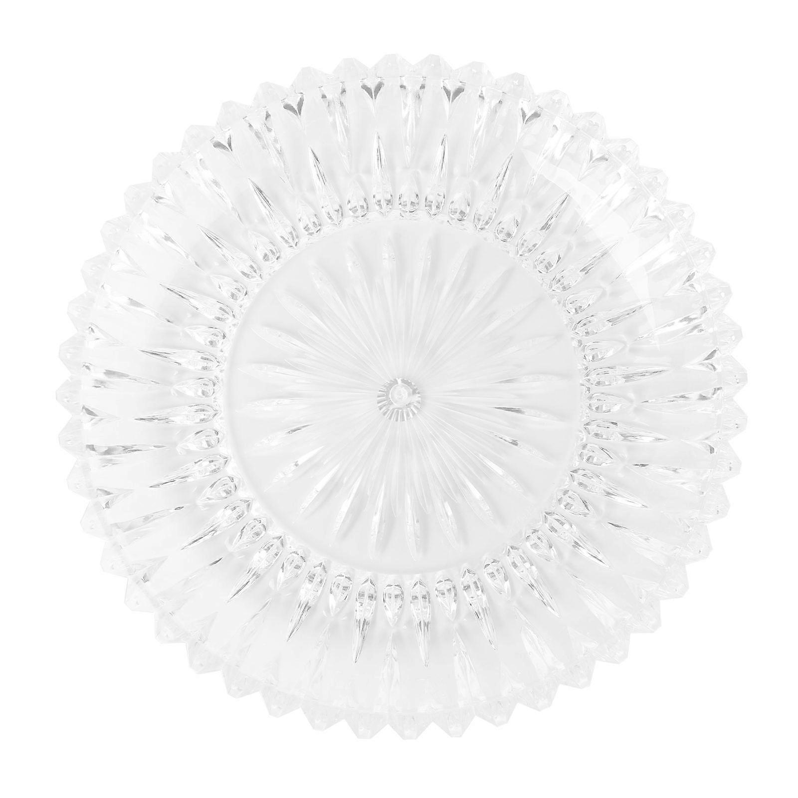 Transparent Acrylic Fruit Tray for Storage Use Creative Styling and Wear Resistant 30CM