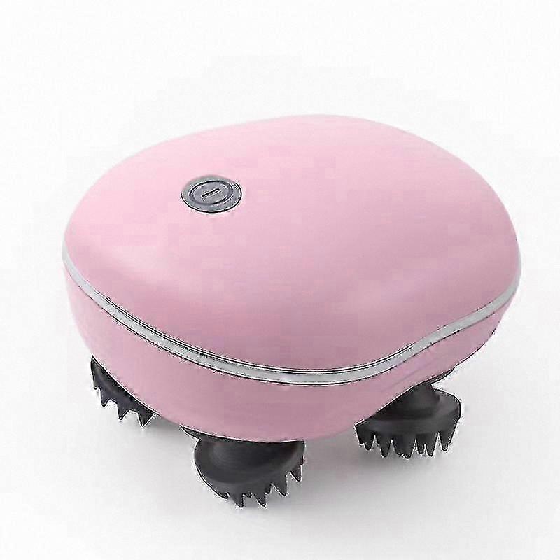 Red Light Scalp Massager with 4 Kneading Heads for Hair Nourishment and Relaxation