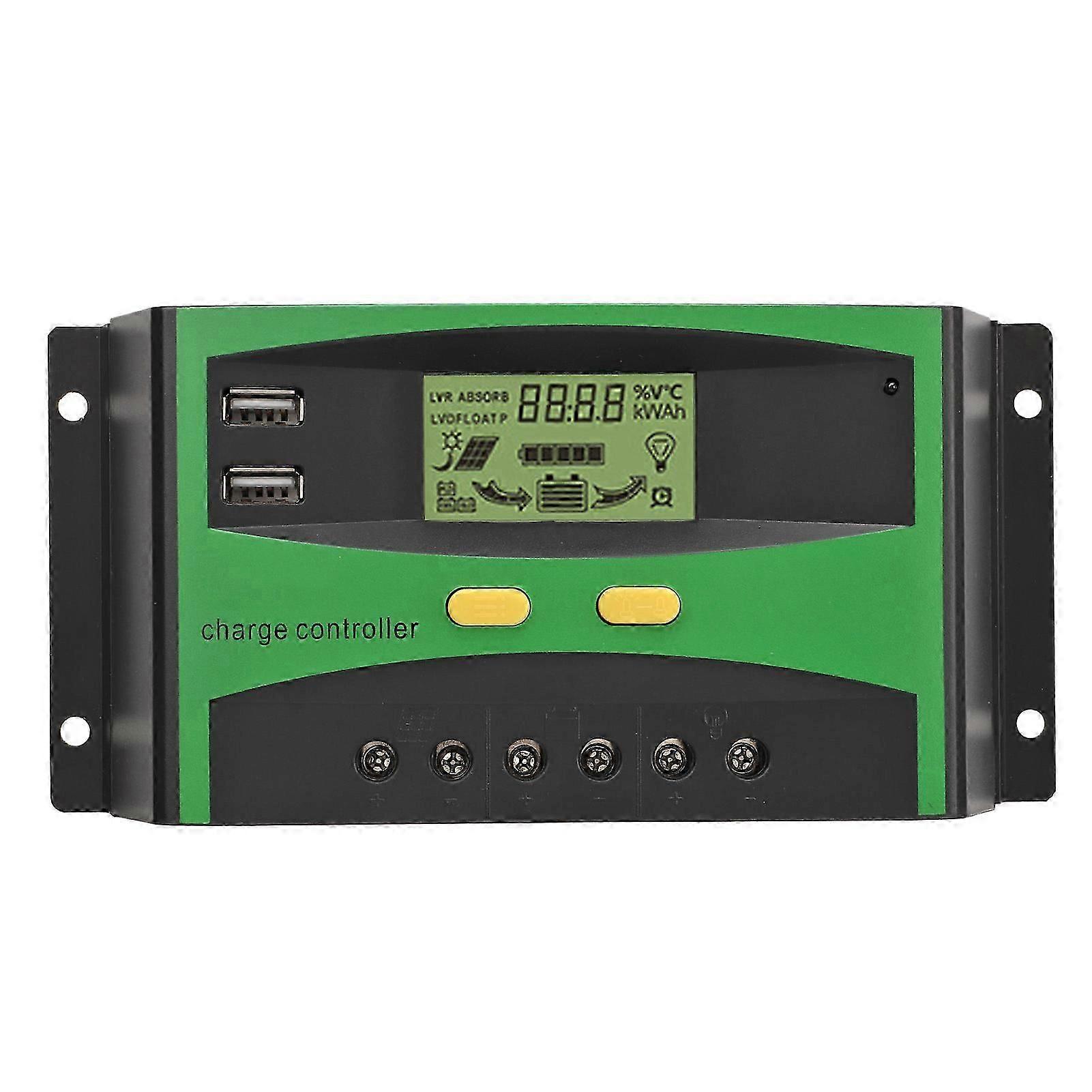 Solar Charge Controller Automatic Recognition LCD Screen Current Display