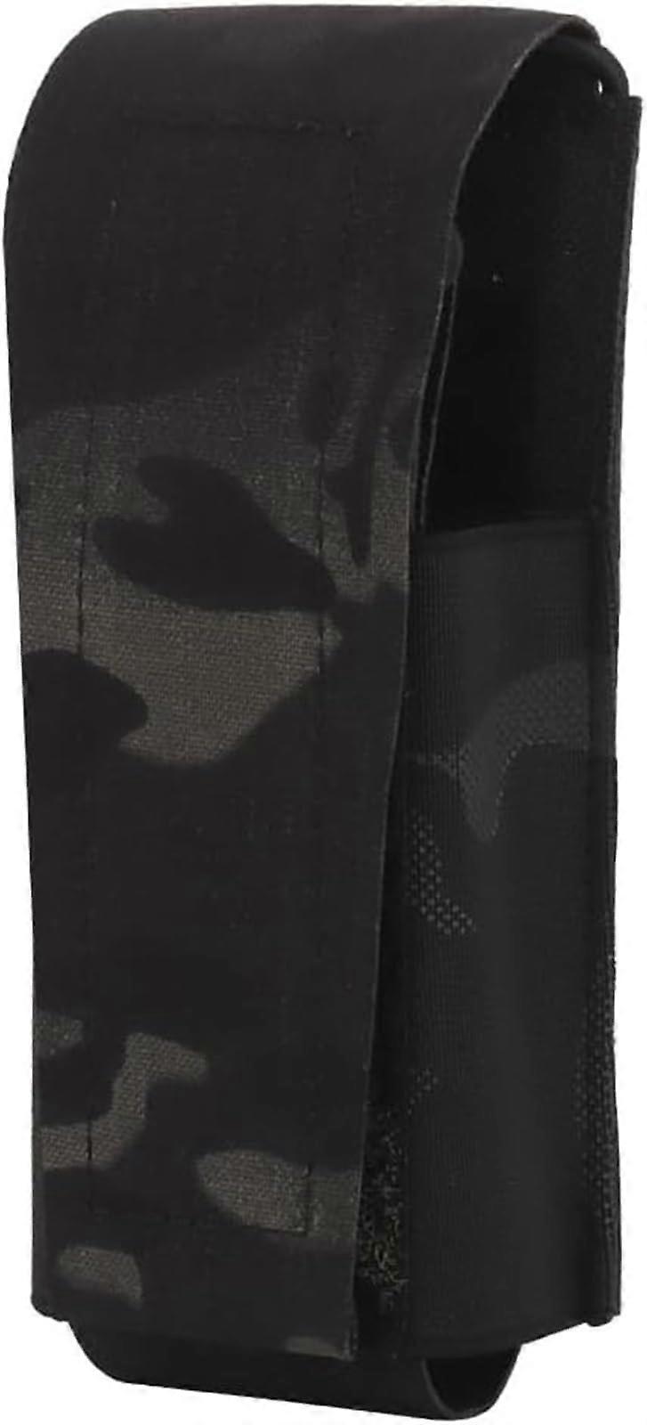 Tactical Molle Phone Pouch with Elastic Rifle Mag Holder for 5.56 AK AR M4 AR15 Airsoft Hunting