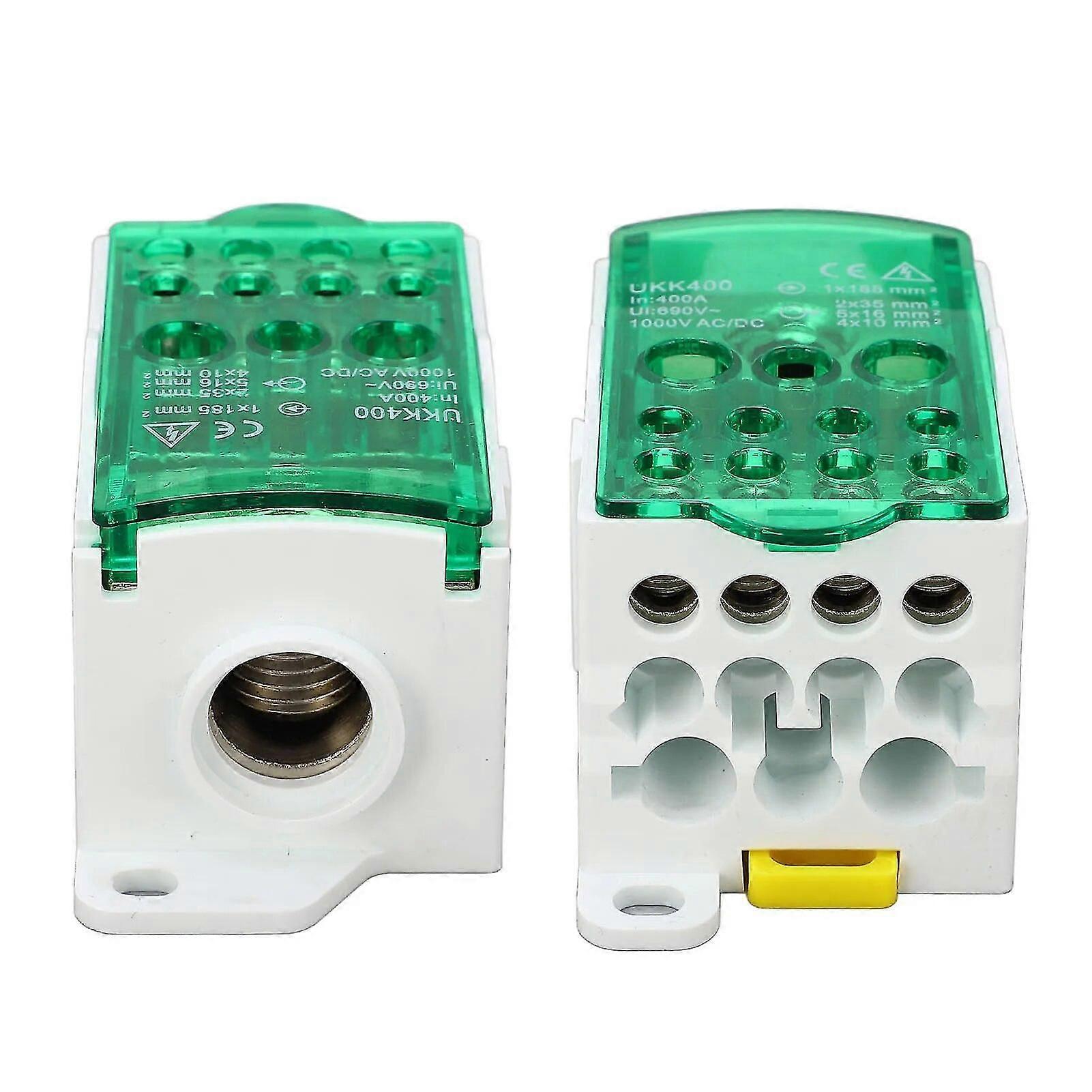 Terminal Block Junction Box 690V 400A Terminal Block Distribution Box Corrosion Resistant Fireproof Coating for Main Line~7765