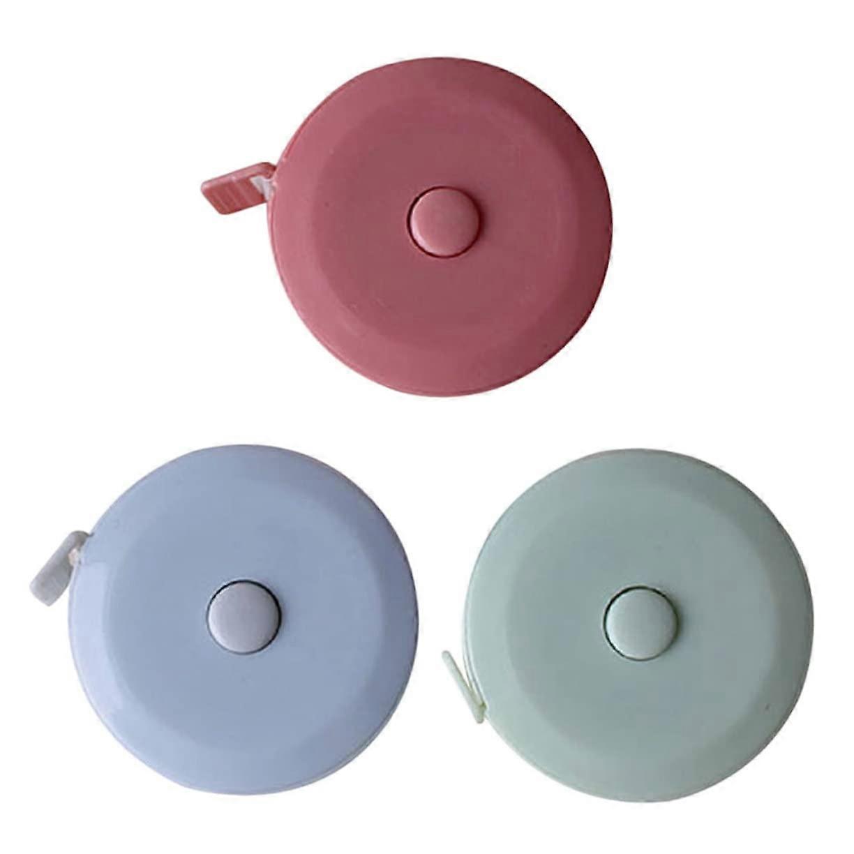 3 Pieces Sewing Measuring Tapes Flexible Body Measuring Tape Compact and Lightweight for DIY Projects for Adults