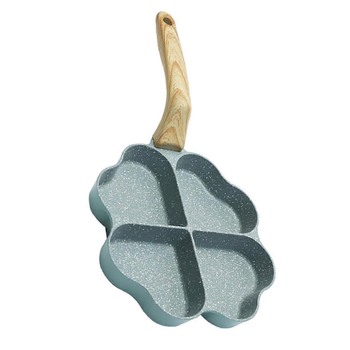 Poached Egg Pan Small Non-Stick Frying Pan with Heat Resistant Handle for Easy Cooking at Home