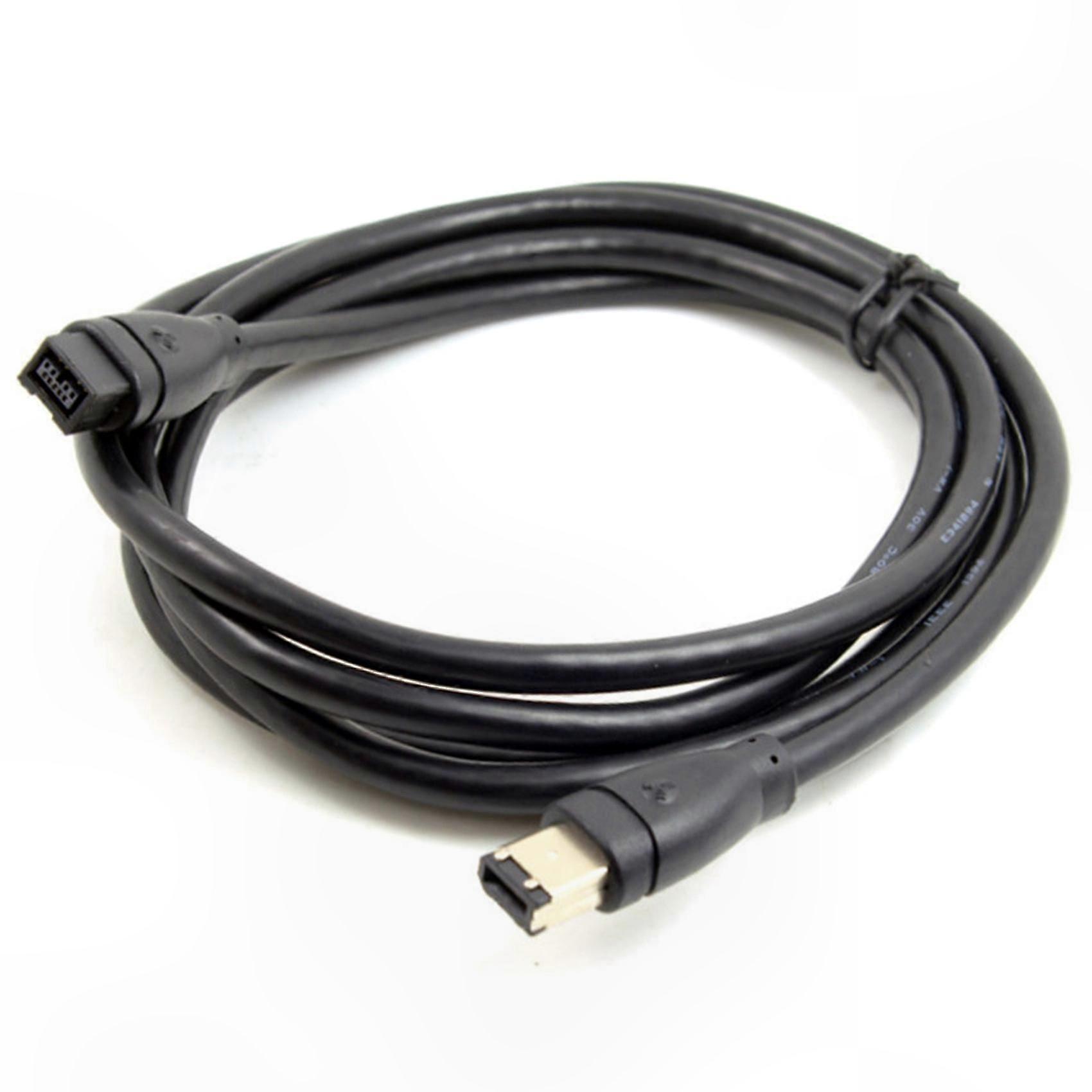 1.8m IEEE 1394b Data Transfer Cable with 9-Pin to 6-Pin Connector for High-Speed Devices