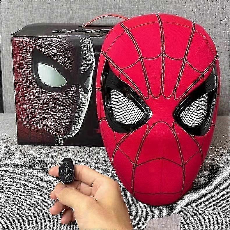 スパイダーマンマスクの目は可動スーパーヒーローマスクコスプレ子供/大人BBです