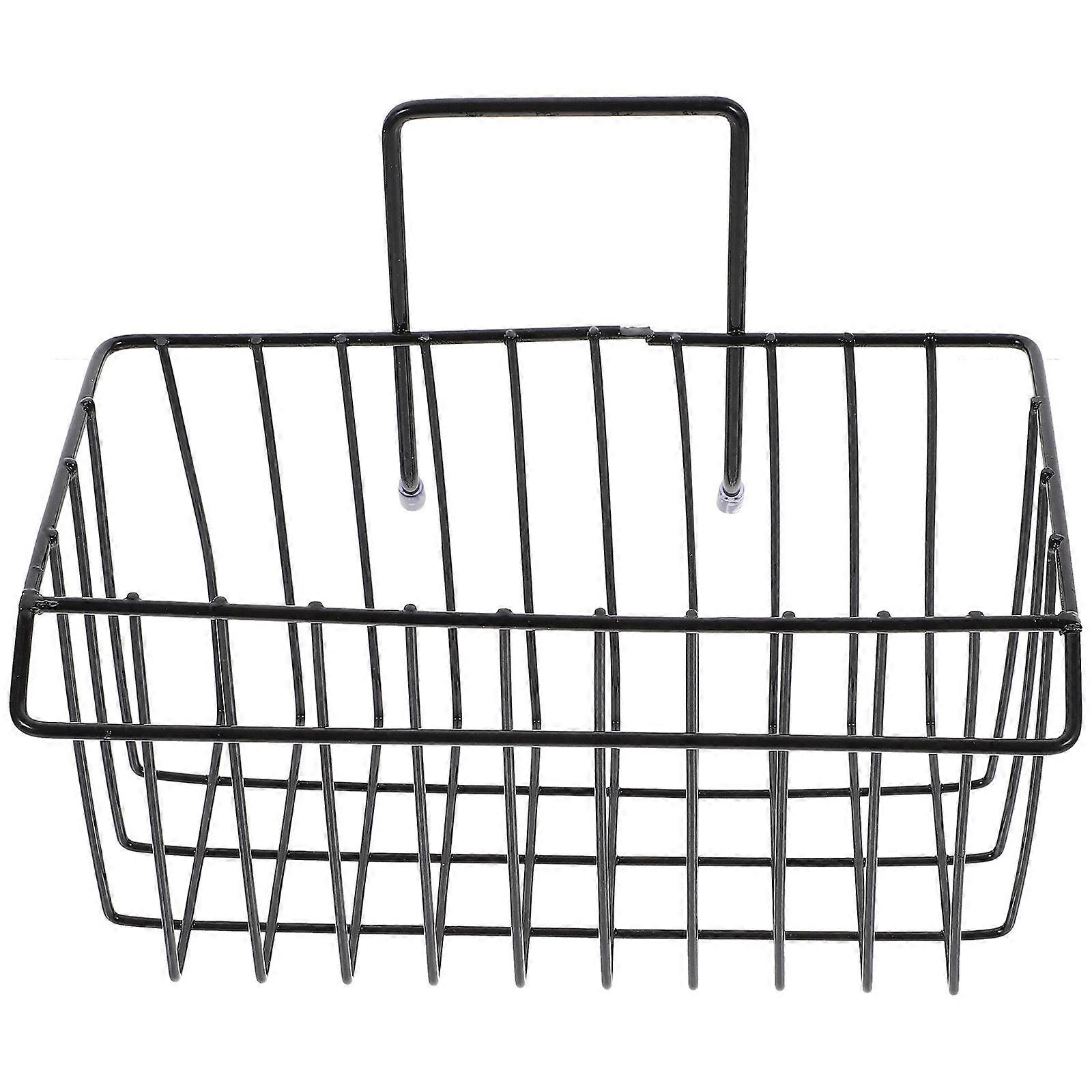 Νεροχύτης Organizer Rack Σφυρήλατο Σίδερο Drain Rack Κρέμεται Κουζίνα Gadget Organizer Μαύρο χώρο αποταμίευσης 1Pcs