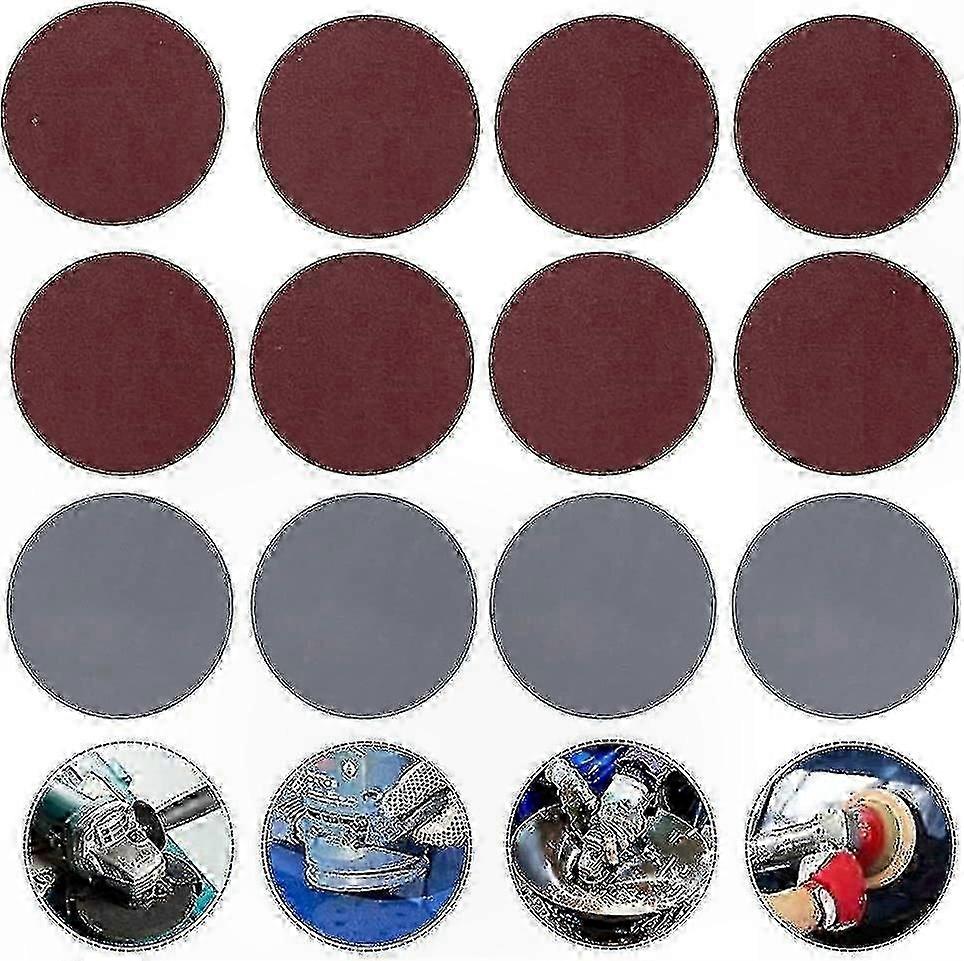 100-Pack 75mm Sanding Discs, Assorted Grits 80-3000 for Multi-Purpose Sanding Projects