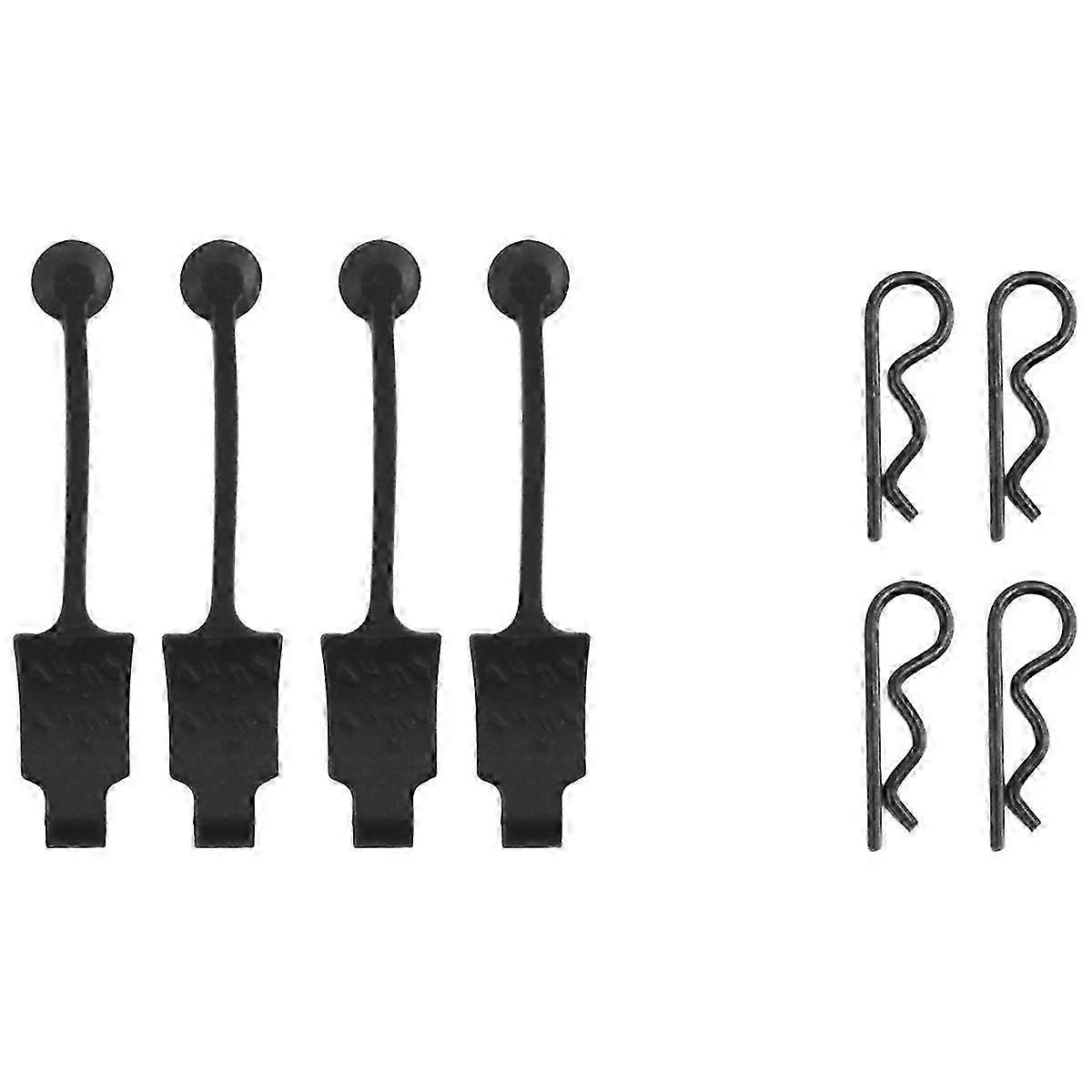 Rubber car body clip retainer for 1/10 ARRMA Senton Slash UDR, 4pcs secure fixed buckle lock