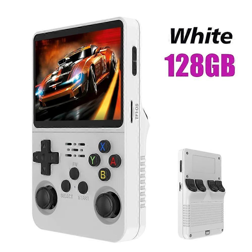 NEW R36S Retro Handheld Game Console Linux System 3.5 Inch IPS Screen Portable Video Player 64GB 128GB S