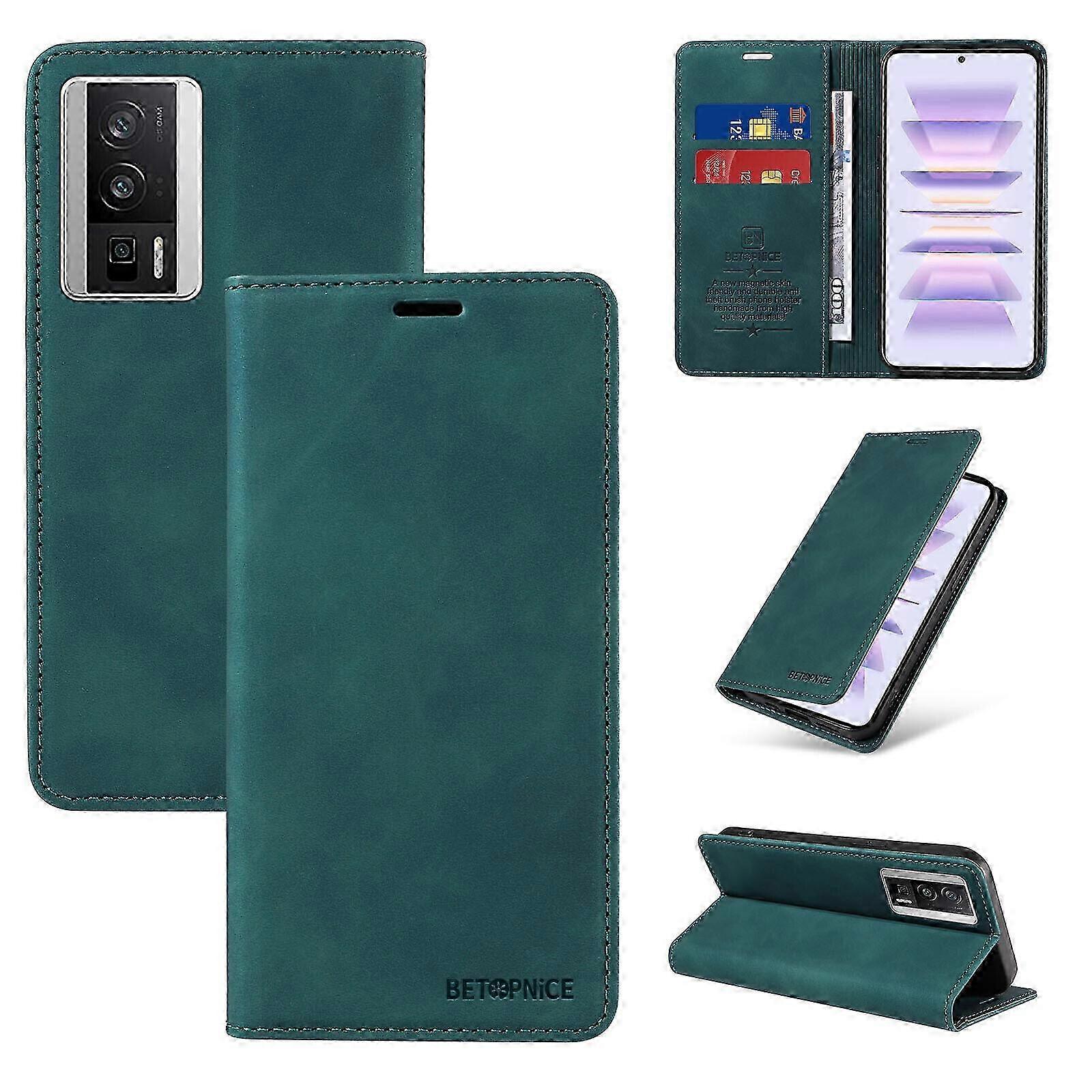 Case for Xiaomi POCO F5 PRO Leather Folio Wallet Magnetic Protectiv...