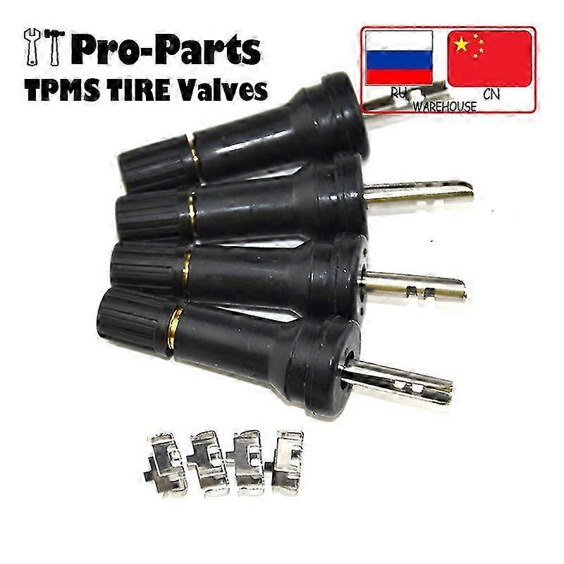 4pcs TPMS sensor Replacement Rubber Tubeless Tire Pressure Monitori...