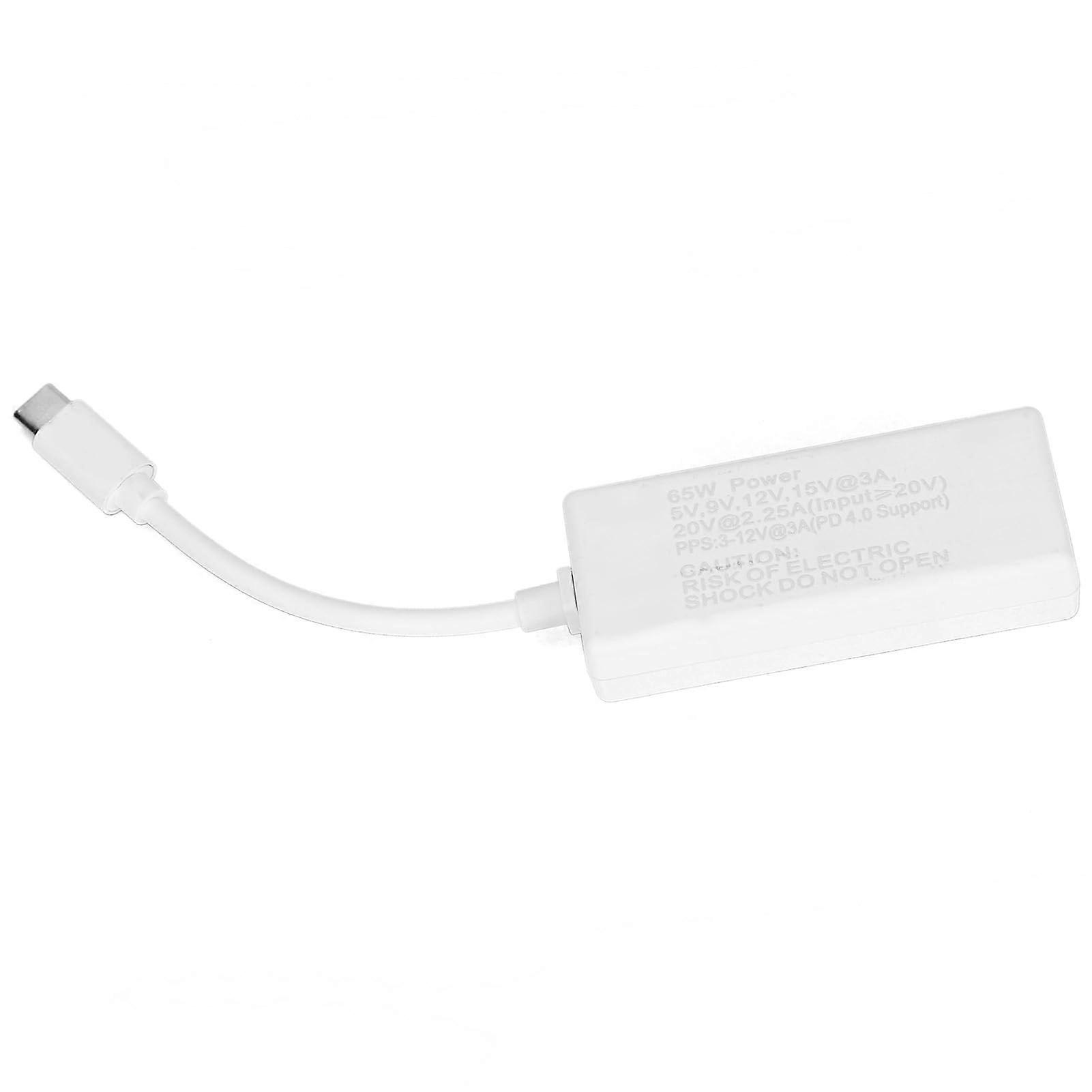TypeC USB Adapter 2 in 1 Converter, 3A Current, 2.25A Voltage, Compatible with TypeC Notebooks, Black and White