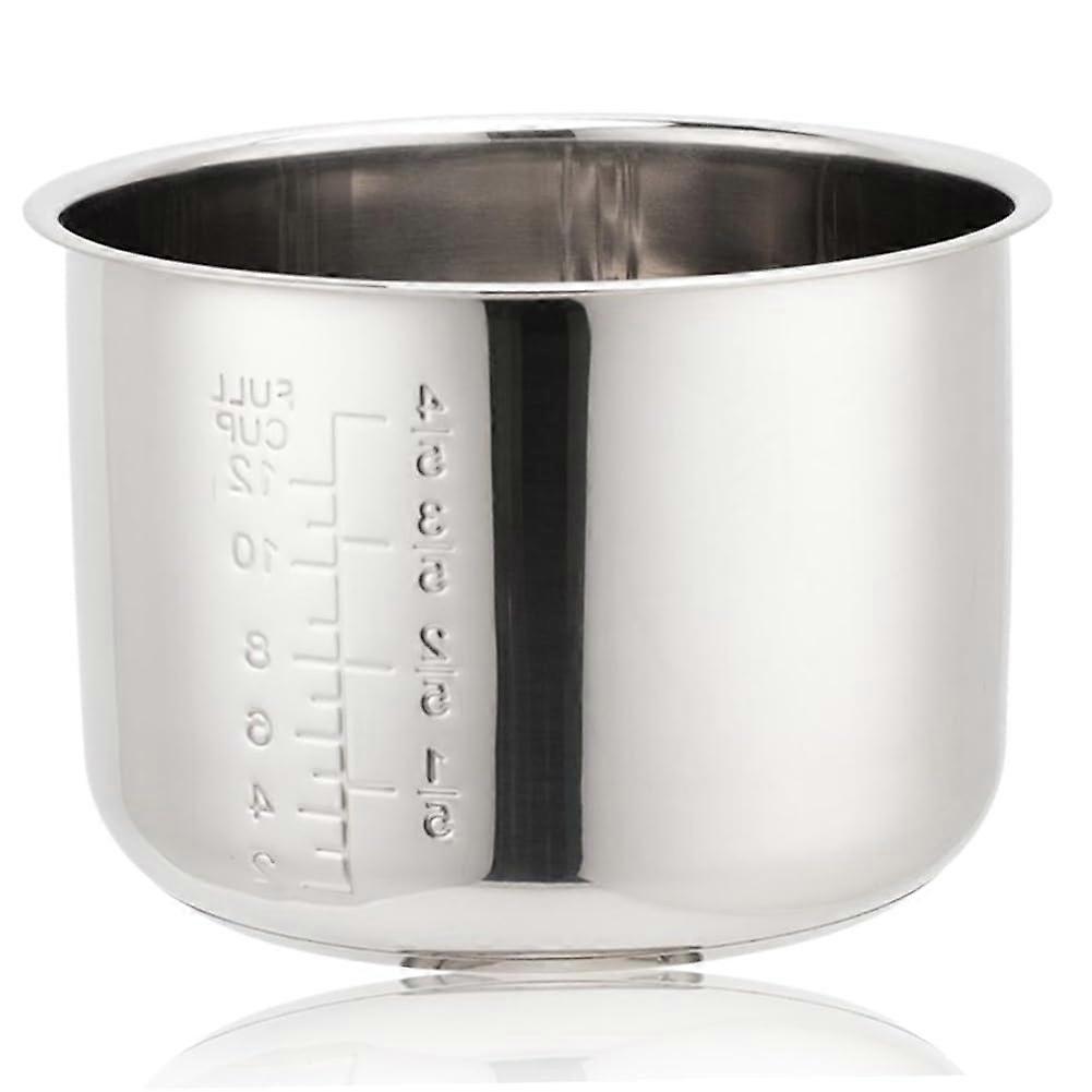 Stainless Steel Rice Cooker Inner Pot 5L Capacity With Scale Replacement Inner Pot For Rice Cooker Compatible Models
