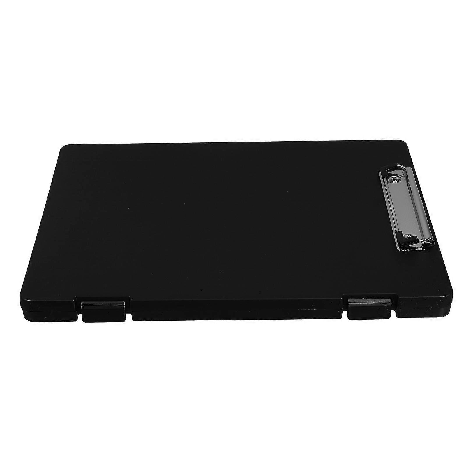 Multi-Use File Folders PP Black Heavy Duty Clipboards with Easy Clipping Function for Daily Use