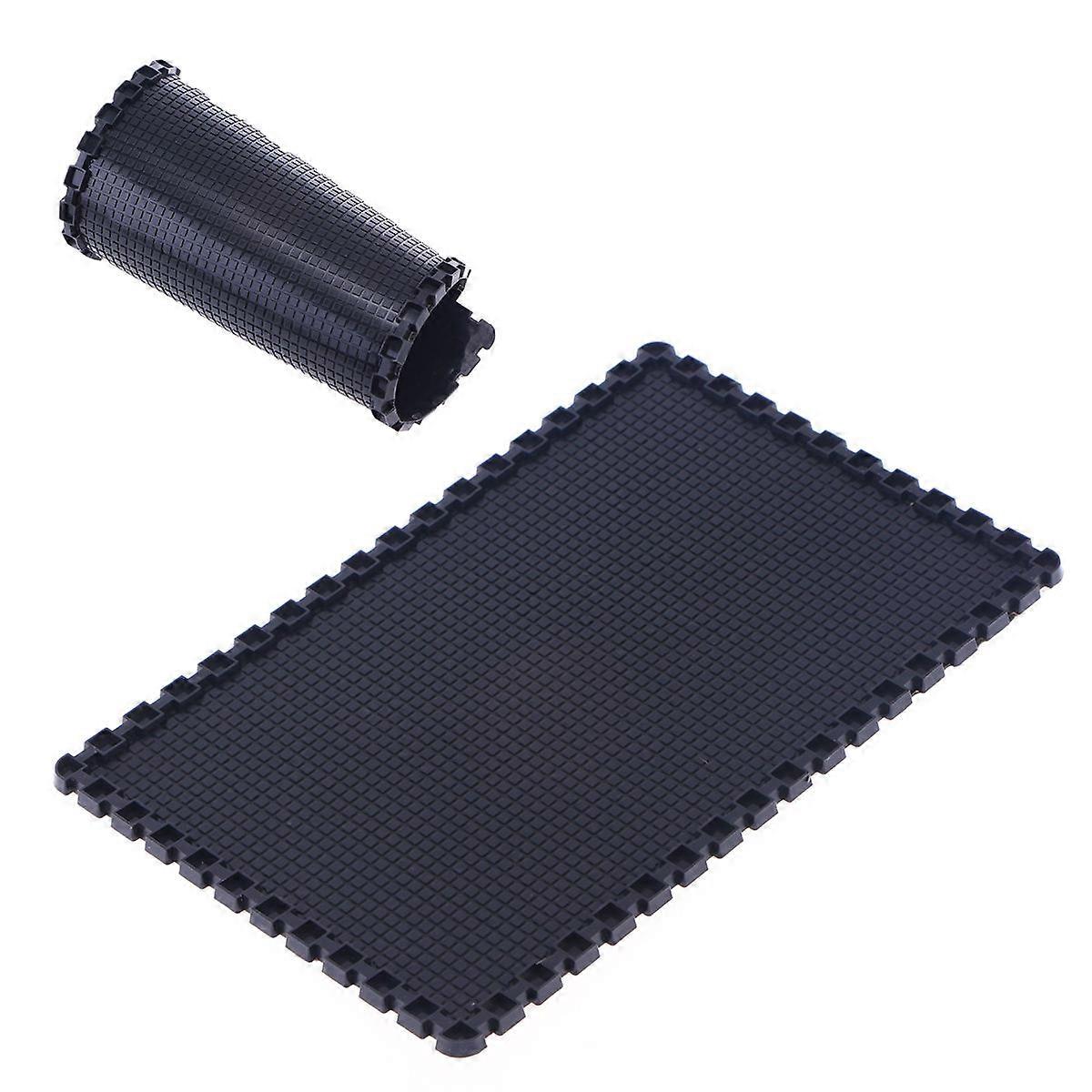Silica Gel Anti Slip Mat Sticky Car Dashboard Pad Non Phone Holder Mat (Grid)