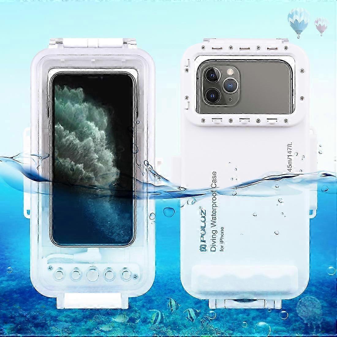 PULUZ 45m/147ft Waterproof Diving Housing Case for iPhone