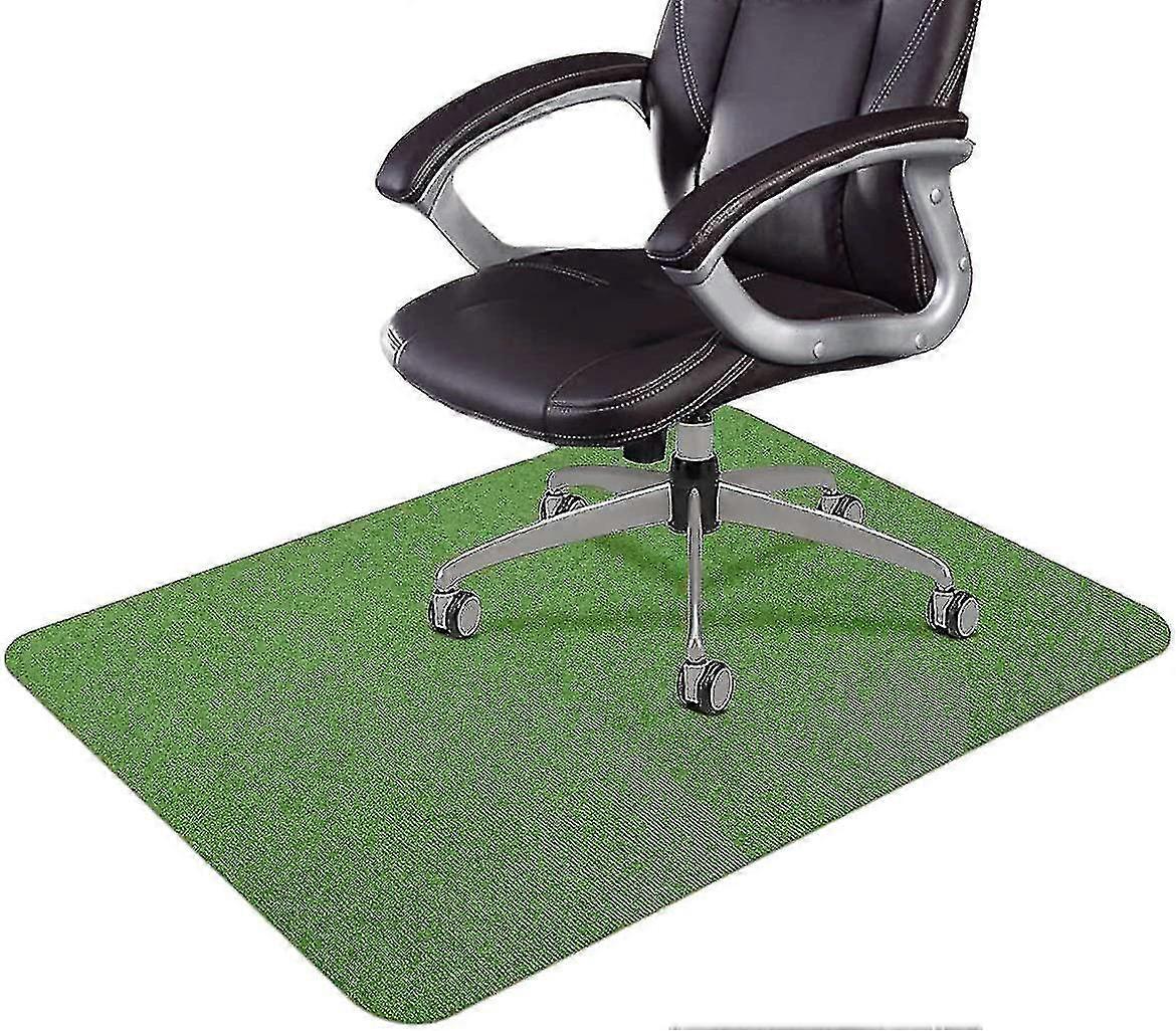 Polyethylene chair mat for hard floors with sturdy EVA base