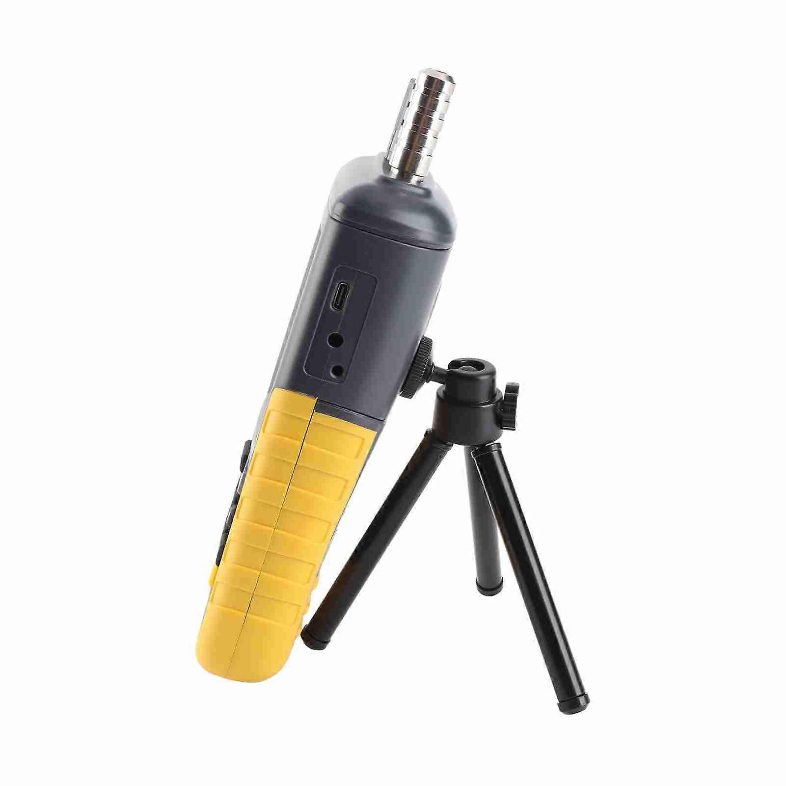 Particle Counter TC-8100 3.2in TFT Dust Monitor Grey Yellow 222x80x46mm