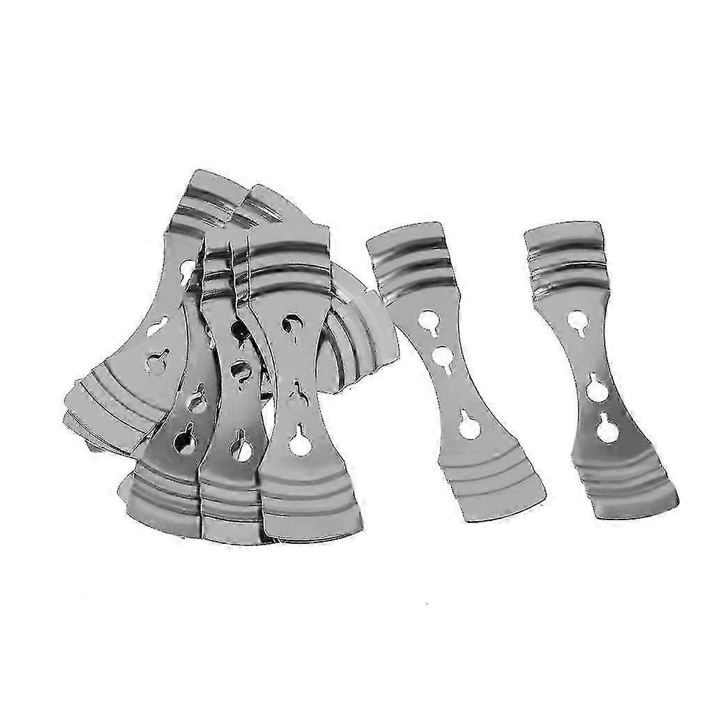 10-Piece Candle Wick Centering Device Set for 9.5cm Diameter Candle Cups Made of Bendable Metal Edition 0909