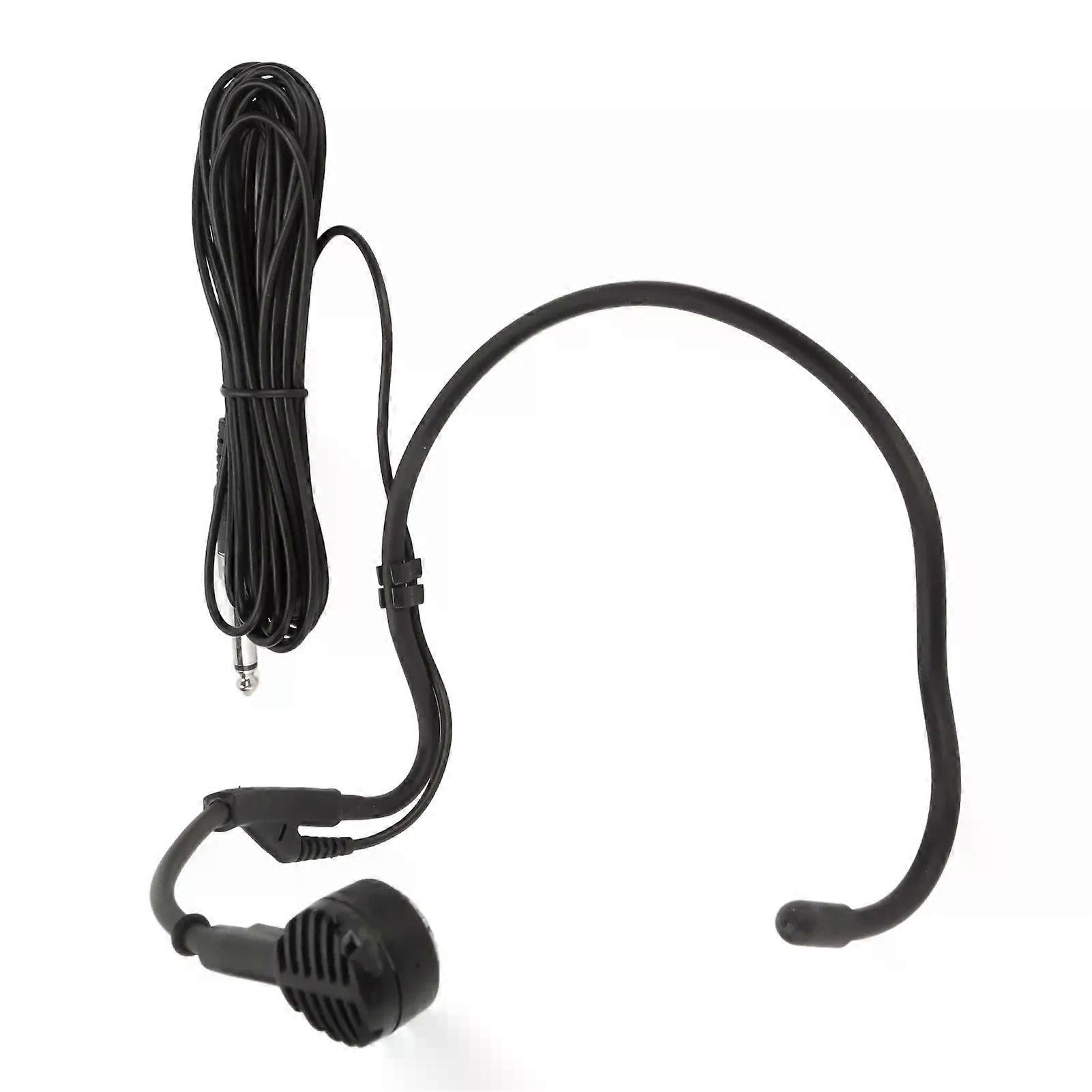 635mm Earhook Microphone Ergonomic Dynamic Wired Headset Microphone for Karaoke Speakers Amplifiers Teaching