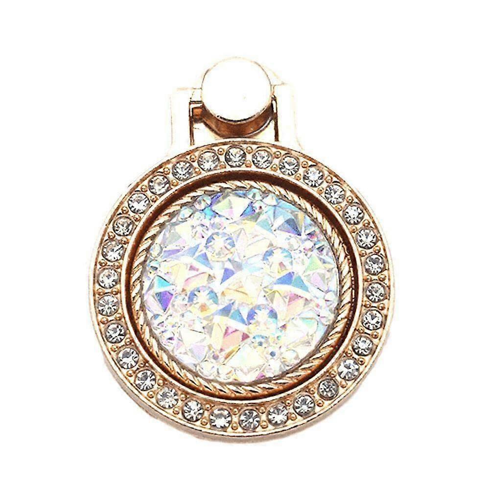 Diamondstudded Mobile Phone Ring Holder Universal Compatibility Mini Portable Gold Tone Artificial Diamond Accents