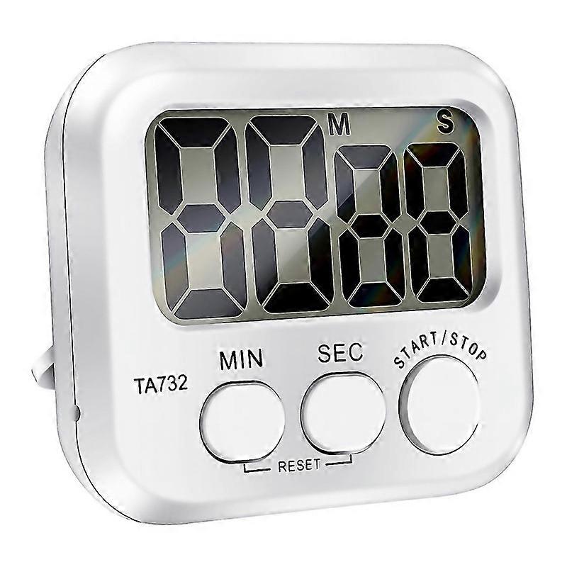 For Digital Kitchen Timer Large Screen Large Font Display Magnetic Back Cooking Timer Loud Alarm