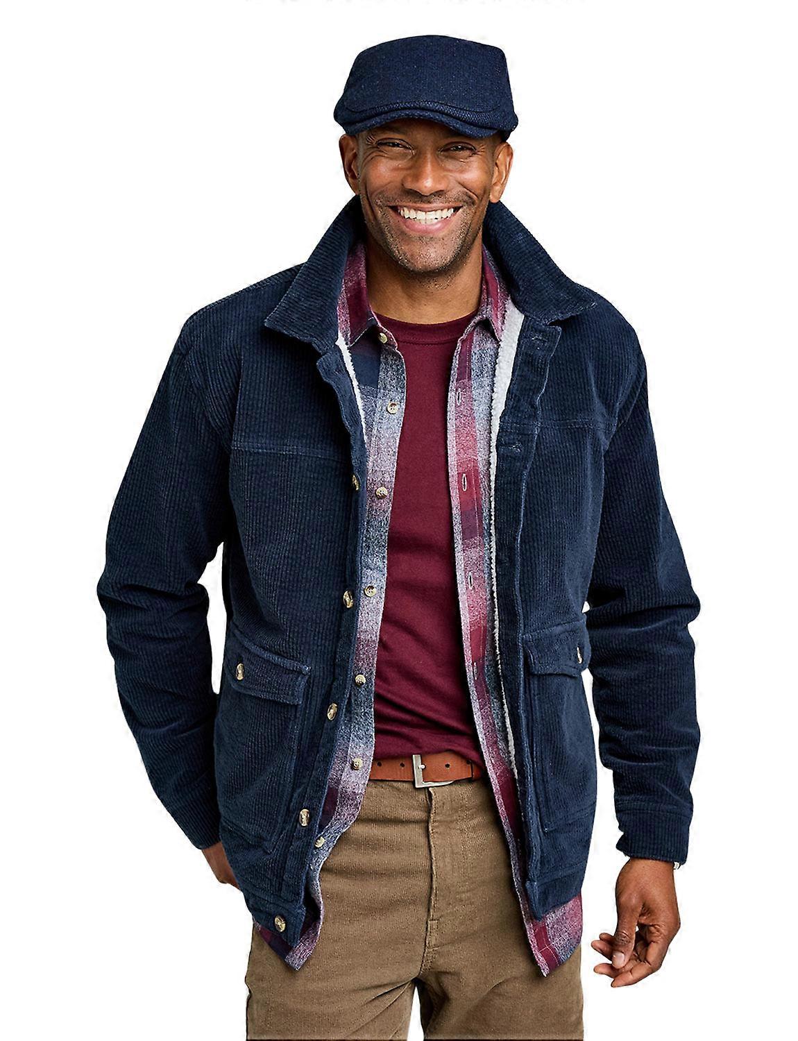 Pegasus | Mens | Sherpa Lined Cord Jacket with Soft Fleece Lining