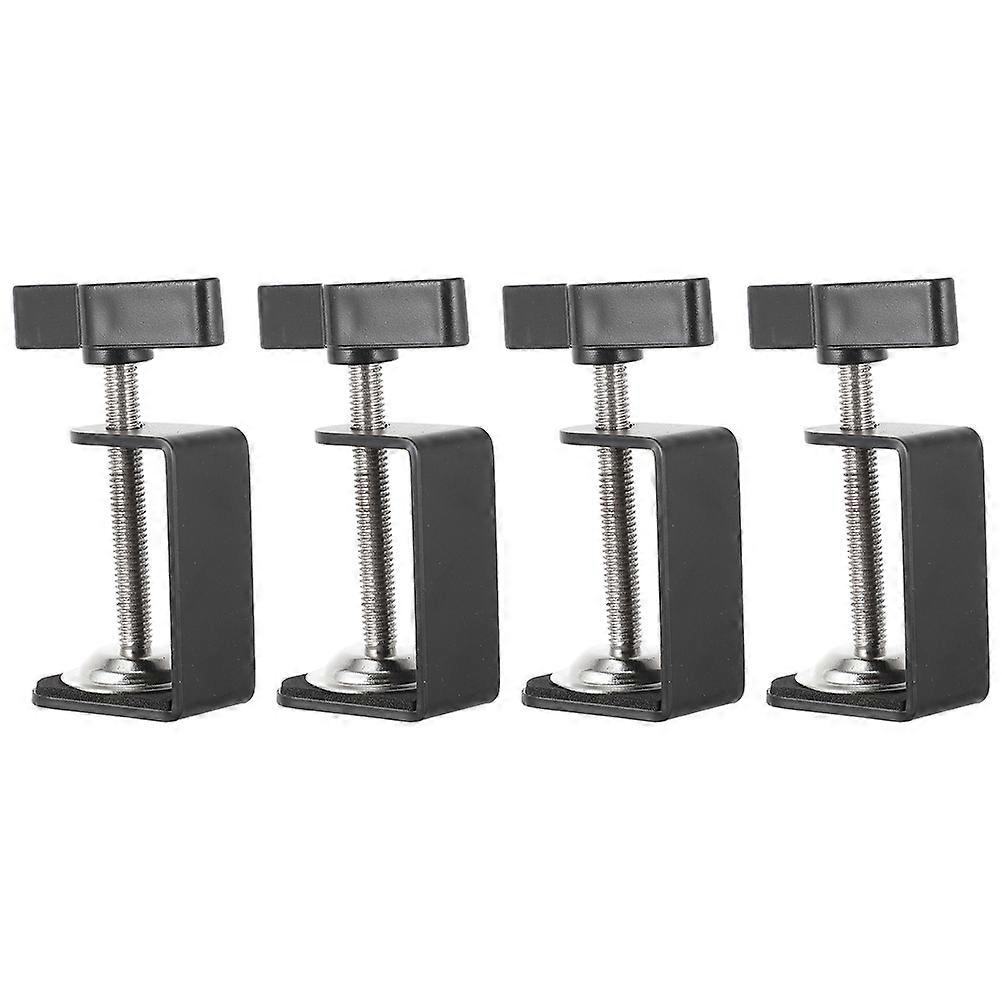 Universal Desk Mount Clamp Table Clamp for Home Use 20Pcs Black
