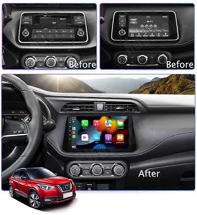 Car Multimedia Player For Nissan Kicks P15 2017 - 2021 CarPlay Android Auto Stereo Radio GPS Navigation Autoradio Bluetooth 2Din