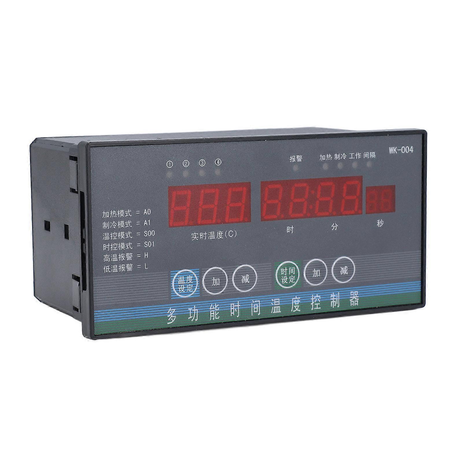 Digital Temperature Controller 4-Way Relay 110-230V 157x76mm